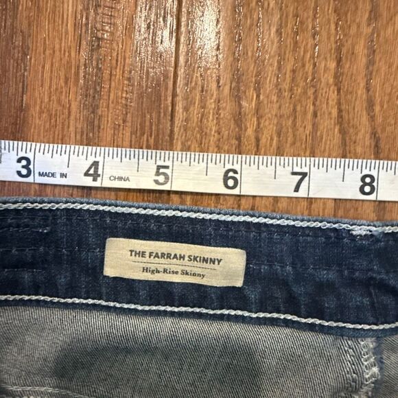 AG Adriano Goldshmied the Farrah high rise skinny jeans 32 - Picture 5 of 13